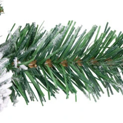 30" Flocked Pine Artificial Christmas Teardrop Swag With Iridescent Ornaments - Unlit -Best Christmas Store northlight sm94101 3new 82517.1680184051