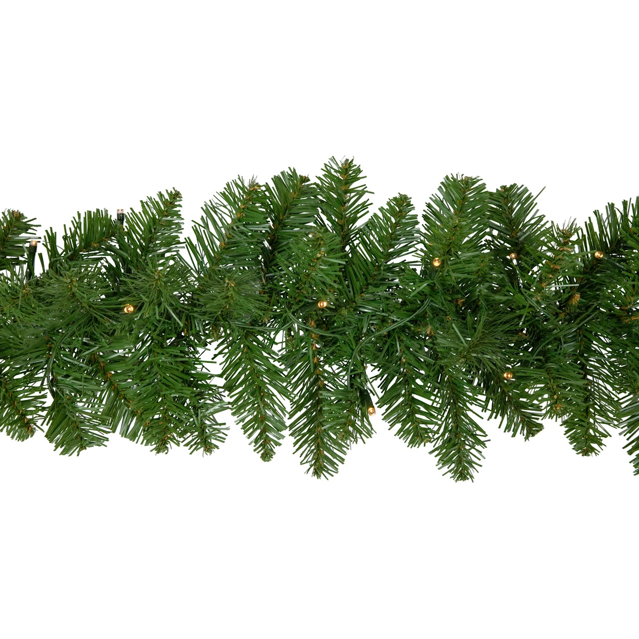 9' X 10" B/O Pre-Lit Artificial Whitmire Pine Christmas Garland - Clear LED Lights 5 9' X 10" B/O Pre-Lit Artificial Whitmire Pine Christmas Garland - Clear LED Lights - Image 5