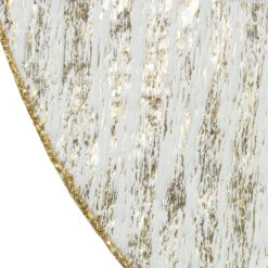 48" Cream And Gold Wood Grain Pattern And Faux Fur Christmas Tree Skirt -Best Christmas Store northlight t1190655 2 sample 1 08733.1683296009