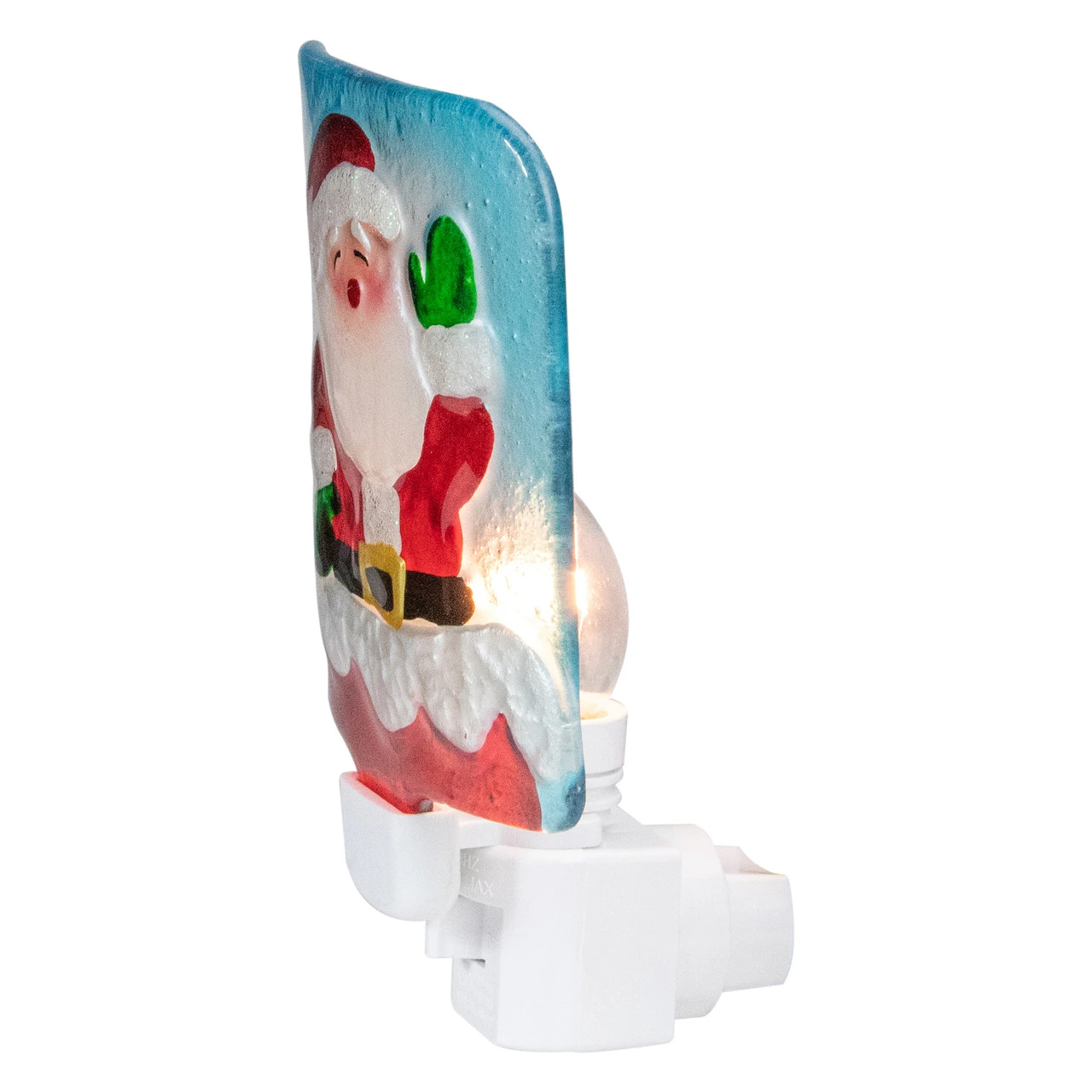 6" Red And White Santa Claus Christmas Night Light 2 6" Red And White Santa Claus Christmas Night Light - Image 2