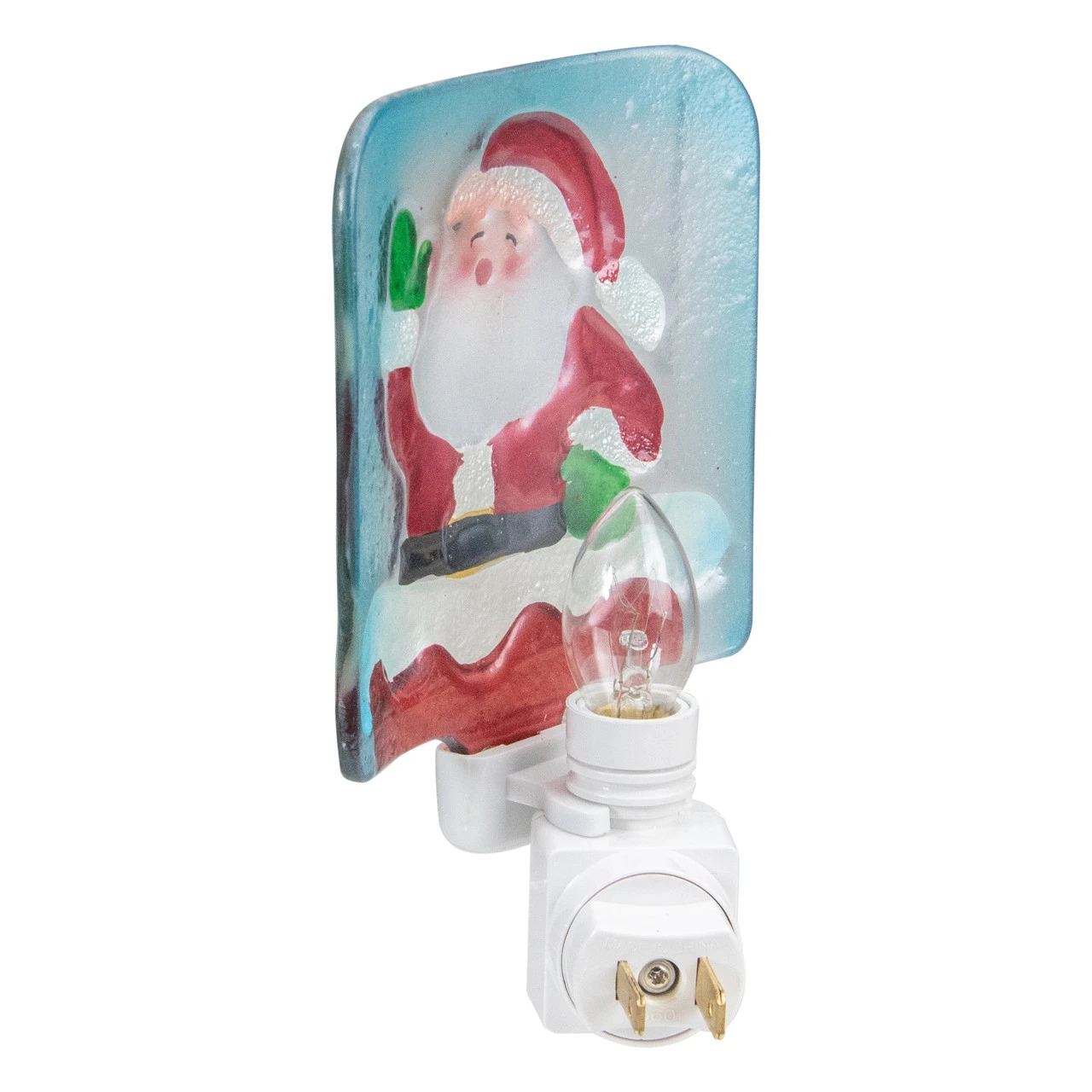 6" Red And White Santa Claus Christmas Night Light 4 6" Red And White Santa Claus Christmas Night Light - Image 4