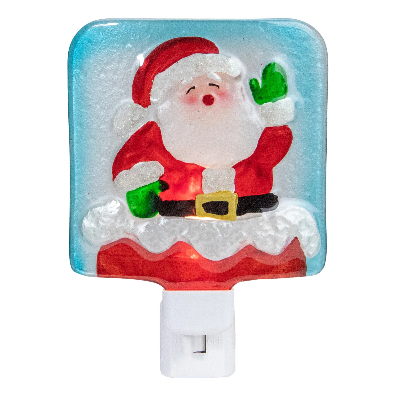 6" Red And White Santa Claus Christmas Night Light 1 6" Red And White Santa Claus Christmas Night Light