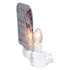 4" White All Hearts Come Home For Christmas Glass Night Light -Best Christmas Store northlight tn91441 1 40215.1667519174