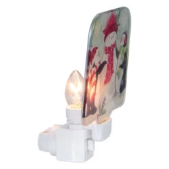 4" Snowman And Penguins Glass Christmas Night Light -Best Christmas Store northlight tn91444 2 59962.1667558746