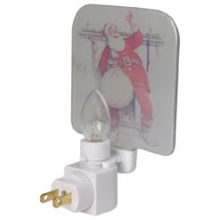6" Norman Rockwell 'Filling The Stocking' Glass Christmas Night Light -Best Christmas Store northlight tn93386 1 89905.1667553083