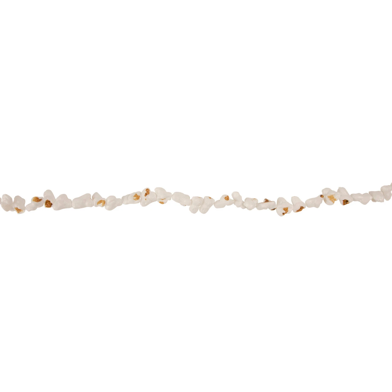 9' Traditional Faux Popcorn Christmas Garland, Unlit 3 9' Traditional Faux Popcorn Christmas Garland, Unlit - Image 3