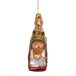 5" White And Red Rocking Horse With Gifts Glass Christmas Ornament -Best Christmas Store northlight tr83476 3 56001.1667533840
