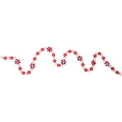 4' Peppermint Candy Beaded Christmas Garland - Unlit -Best Christmas Store northlight tr92575 updated2022 15766.1667489064