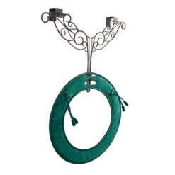 30" Oversized Green Snowflake Christmas Wreath Deluxe Door Saver With Ties -Best Christmas Store northlight v 11101 3updated 12348.1667616739