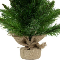 24" Mini Balsam Pine Artificial Christmas Tree In Burlap Base, Unlit 11 24" Mini Balsam Pine Artificial Christmas Tree In Burlap Base, Unlit -Best Christmas Store northlight v03994 4 updated2022 04131.1667488328