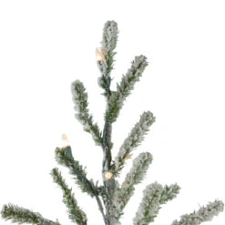 5' Pre-Lit Medium Flocked Alpine Twig Artificial Christmas Tree - Warm White Lights -Best Christmas Store northlight v04006 2 65748.1667576014