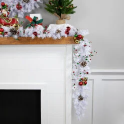 100' X 8" Commercial Length White Canadian Pine Artificial Christmas Garland, Unlit -Best Christmas Store northlight v04265 3 65496.1667654559