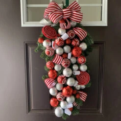 32" Colorado Spruce Artificial Christmas Teardrop Swag - Unlit -Best Christmas Store northlight v15100 cxpic 42783.1668800273