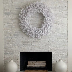 Snow White Pine Artificial Christmas Wreath - 48-Inch, Unlit -Best Christmas Store northlight v15812 cxpic 89490.1676305162