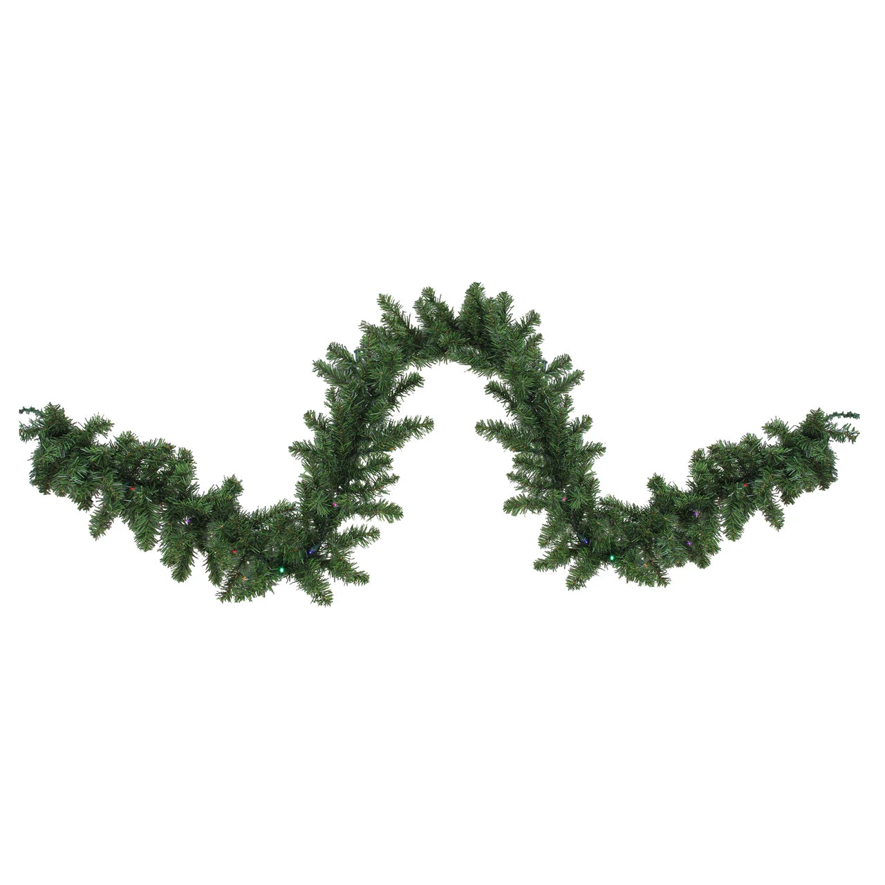 9' X 10" Pre-Lit LED Canadian Pine Artificial Christmas Garland - Multi Lights 1 9' X 10" Pre-Lit LED Canadian Pine Artificial Christmas Garland - Multi Lights