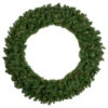 Pre-Lit Canadian Pine Artificial Christmas Wreath - 48-Inch, Clear Lights