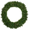 Pre-Lit Canadian Pine Artificial Christmas Wreath, 48-Inch, Multicolor Lights