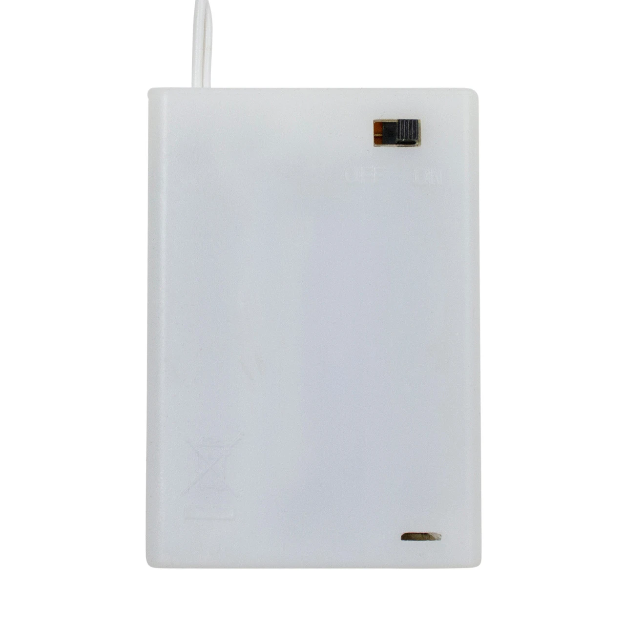 30" Pre-Lit LED Snow White Christmas Wreath - Multicolor Lights 3 30" Pre-Lit LED Snow White Christmas Wreath - Multicolor Lights - Image 3