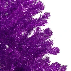 4.5' Metallic Purple Tinsel Artificial Christmas Tree -Unlit -Best Christmas Store northlight v27322 1 45656.1667530625