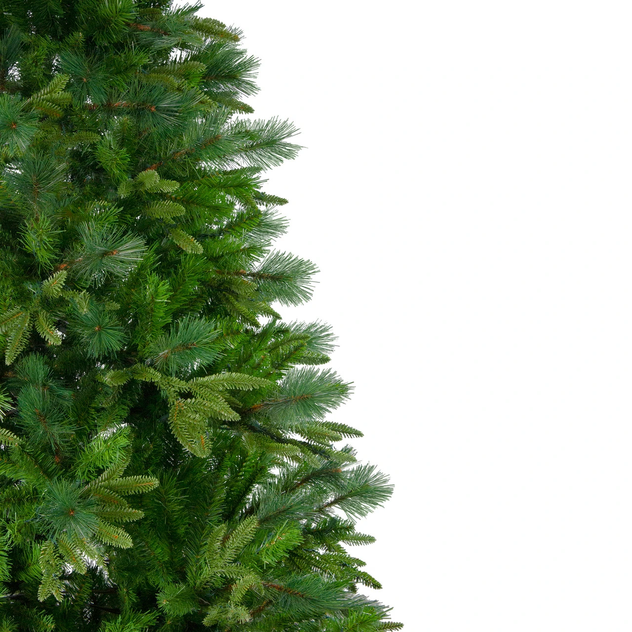 6.5' Medium Rosemary Emerald Angel Pine Artificial Christmas Tree - Unlit 2 6.5' Medium Rosemary Emerald Angel Pine Artificial Christmas Tree - Unlit - Image 2