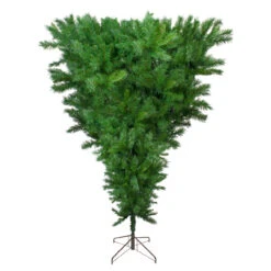 7.5' Green Sugar Pine Artificial Upside Down Christmas Tree - Unlit