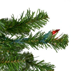 6.5' Pre-Lit Canadian Pine Artificial Pencil Christmas Tree - Multi Lights -Best Christmas Store northlight v27348 3 45138.1667659715