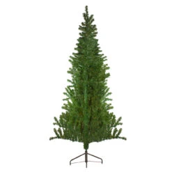 7.5' Canadian Pine Slim Artificial Christmas Wall Tree - Unlit -Best Christmas Store northlight v27360 5 updated 20771.1667573673