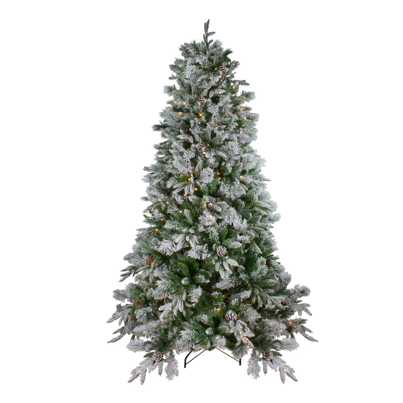 6.5' Pre-Lit LED Full Mixed Rosemary Emerald Angel Pine Artificial Christmas Tree - Clear Lights 1 6.5' Pre-Lit LED Full Mixed Rosemary Emerald Angel Pine Artificial Christmas Tree - Clear Lights