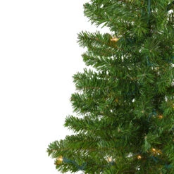 7.5' Pre-Lit Medium Canadian Pine Artificial Christmas Wall Tree - Clear Lights -Best Christmas Store northlight v27378 1 84543.1667573583