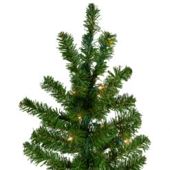 7.5' Pre-Lit Medium Canadian Pine Artificial Christmas Wall Tree - Clear Lights -Best Christmas Store northlight v27378 2 11090.1667573583