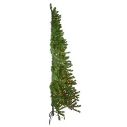 7.5' Pre-Lit Medium Canadian Pine Artificial Christmas Wall Tree - Clear Lights -Best Christmas Store northlight v27378 4 40973.1667573583
