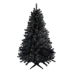 6' Black Colorado Spruce Artificial Halloween Tree - Unlit