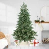 6' Pre-Lit Blue Spruce Artificial Christmas Tree, Clear Lights