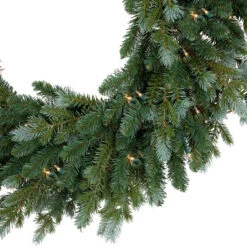 Pre-Lit Blue Spruce Artificial Christmas Wreath, 36-Inch, Clear Lights -Best Christmas Store northlight v94161 2 62401.1673025321