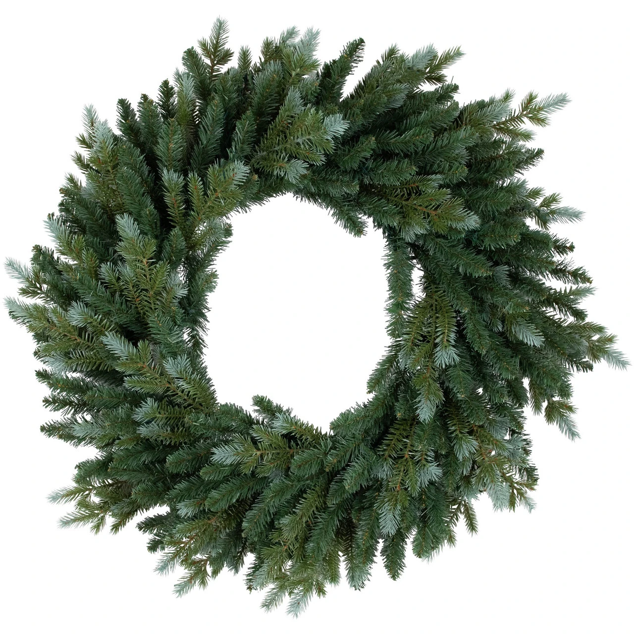 Blue Spruce Artificial Christmas Wreath, 24-Inch, Unlit 1 Blue Spruce Artificial Christmas Wreath, 24-Inch, Unlit