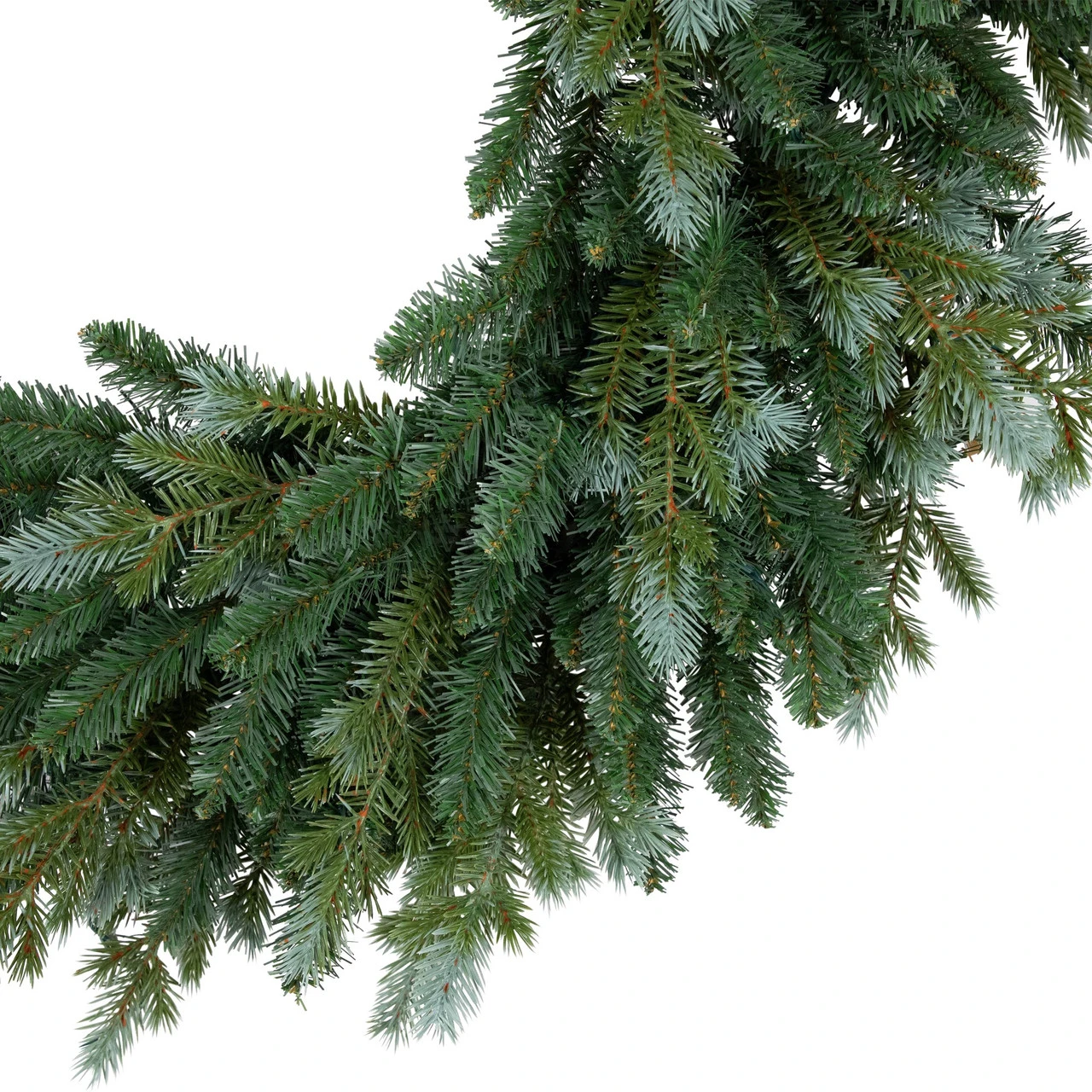 Blue Spruce Artificial Christmas Wreath, 24-Inch, Unlit 3 Blue Spruce Artificial Christmas Wreath, 24-Inch, Unlit - Image 3