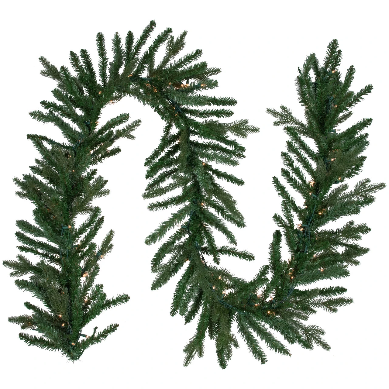 9' X 14" Pre-Lit Grande Spruce Artificial Christmas Garland, Clear Lights 2 9' X 14" Pre-Lit Grande Spruce Artificial Christmas Garland, Clear Lights - Image 2