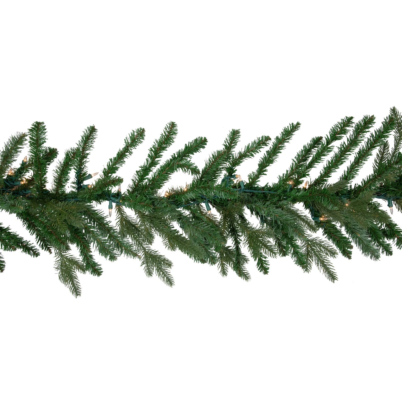 9' X 14" Pre-Lit Grande Spruce Artificial Christmas Garland, Clear Lights 5 9' X 14" Pre-Lit Grande Spruce Artificial Christmas Garland, Clear Lights - Image 5