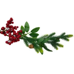 5' X 4.75" Pine Springs, Berries And Pine Cones Artificial Christmas Garland - Unlit -Best Christmas Store northlight vm02197 2 34782.1667488241