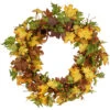 Berries And Twigs Artificial Thanksgiving Wreath Yellow 30-Inch - Unlit