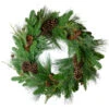Pine Cone And Cedar Artificial Christmas Wreath - 32-Inch, Unlit