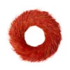 Red And Orange Ears Of Wheat Fall Harvest Wreath - 12-Inch, Unlit