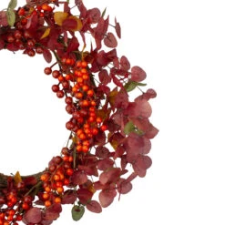 Red Berries Artificial Christmas Wreath - 24-Inch, Unlit -Best Christmas Store northlight vm89286 1 35572.1667530460