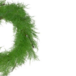 Brown And Green Cedar Christmas Wreath - 24-Inch, Unlit -Best Christmas Store northlight vm90073 1updated 41833.1667576304