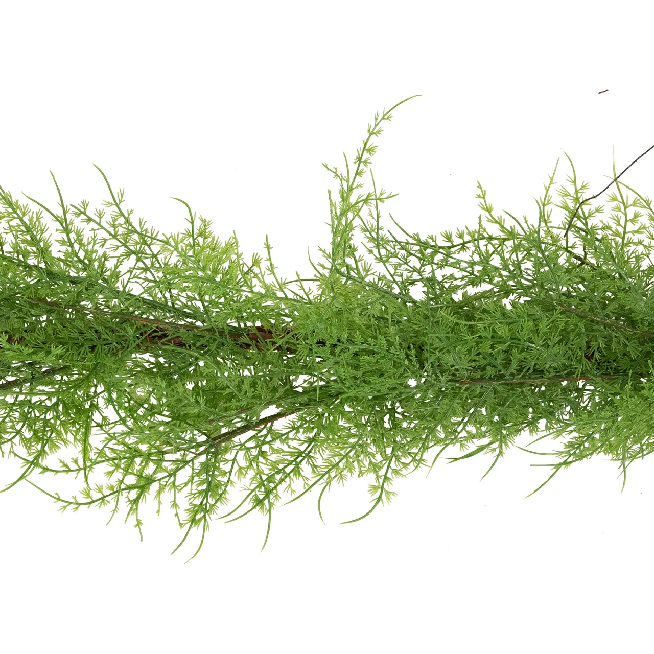 5' X 8" Green And Brown Cedar Artificial Christmas Garland - Unlit 2 5' X 8" Green And Brown Cedar Artificial Christmas Garland - Unlit - Image 2