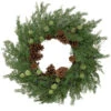 Pinecones And Blueberries Artificial Christmas Wreath, 28-Inch, Unlit