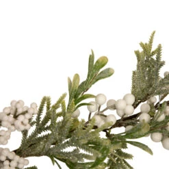 5' X 10" White Berry And Frosted Pine Christmas Garland, Unlit 5 5' X 10" White Berry And Frosted Pine Christmas Garland, Unlit -Best Christmas Store northlight vm92775 2 updated 97975.1667554482