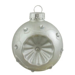 6ct Red And Silver Retro Reflector Matte Glass Christmas Ball Ornament Set 3.25" (82mm) 6 6ct Red And Silver Retro Reflector Matte Glass Christmas Ball Ornament Set 3.25" (82mm) -Best Christmas Store northlight wy27598 2 56250.1667529970