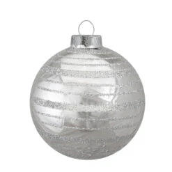 Set Of 4 Silver Christmas Ball Ornaments 2.5" (67mm) -Best Christmas Store northlight wy88862 2 updated 11254.1667576864