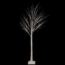 6' LED Lighted White Christmas Twig Tree - Warm White Lights -Best Christmas Store northlight xt92223 onblack 10695.1667530346